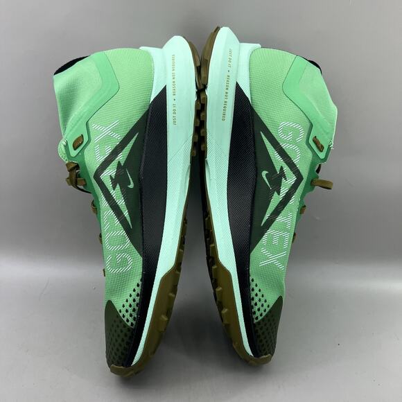 Nike React Pegasus Trail 4 GTX Running Shoes Men Size 12.5 Green Comfort Sneaker - Picture 6 of 8